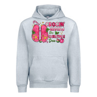 Heather Grey crocin' around the christmas tree Urban Hoodie - MaliasSmallBusiness