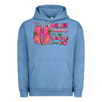 Pigment Pebble Blue crocin' around the christmas tree Urban Hoodie - MaliasSmallBusiness