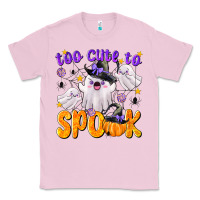 Bubblegum Pink Too Cute To Spook Classic Tee - texasbilliewilder