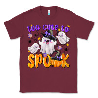 Burgundy Too Cute To Spook Classic Tee - texasbilliewilder