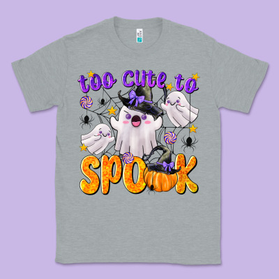 Too Cute To Spook Classic Tee Designed By Texasbilliewilder