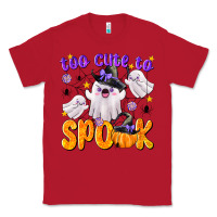Red Too Cute To Spook Classic Tee - texasbilliewilder