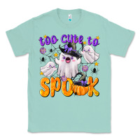 Seafoam Too Cute To Spook Classic Tee - texasbilliewilder