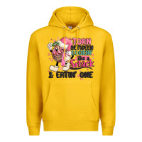 Lemon torn between lookin' like a snack and eatin' one Premium Hoodie - MaliasSmallBusiness