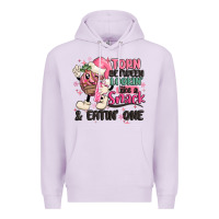 Lilac torn between lookin' like a snack and eatin' one Premium Hoodie - MaliasSmallBusiness