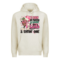 Oatmeal Heather torn between lookin' like a snack and eatin' one Premium Hoodie - MaliasSmallBusiness