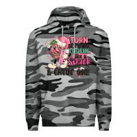 Slate Camo torn between lookin' like a snack and eatin' one Premium Hoodie - MaliasSmallBusiness