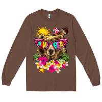Chestnut mama bear summer Long Sleeve Tee - texasbilliewilder