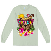 Matcha mama bear summer Long Sleeve Tee - texasbilliewilder