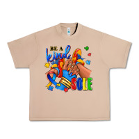 Burro Be a kind sole Autism afro girl sneakers Urban Heavy Tee - RanaPortraitStore