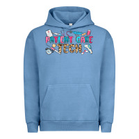 Pigment Pebble Blue patient care tech Urban Hoodie - MaliasSmallBusiness