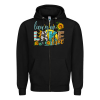Black living on lake time Zipper Hoodie - HRA Design Shop