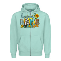Seafoam living on lake time Zipper Hoodie - HRA Design Shop