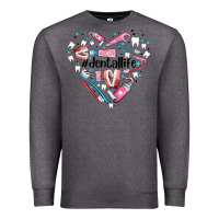 Charcoal Heather dental life element heart Premium Sweatshirt - AdoDesignShop