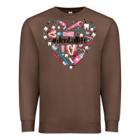 Chestnut dental life element heart Premium Sweatshirt - AdoDesignShop