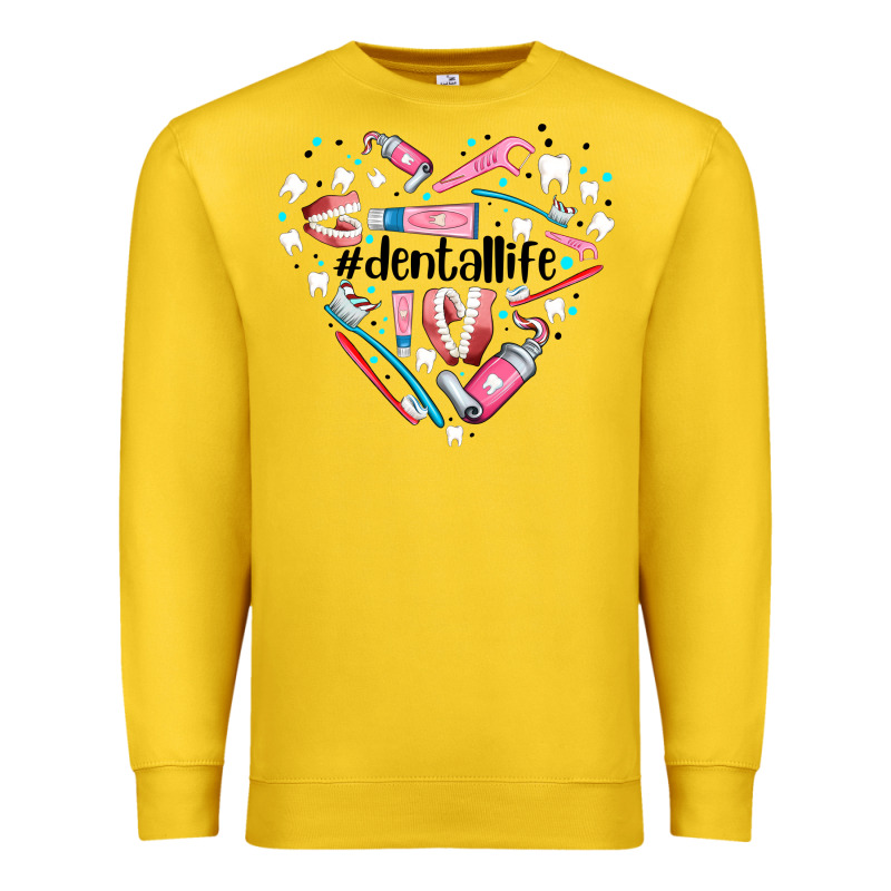 Dental Life Element Heart Premium Sweatshirt by AdoDesignShop | Teevron