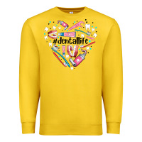 Lemon dental life element heart Premium Sweatshirt - AdoDesignShop