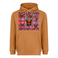 Meerkat highland cow valentines Heavyweight Hoodie - JahusDesignShop