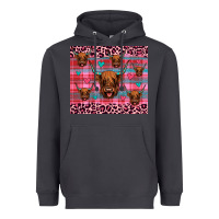 Smoke highland cow valentines Heavyweight Hoodie - JahusDesignShop