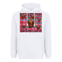 White highland cow valentines Heavyweight Hoodie - JahusDesignShop