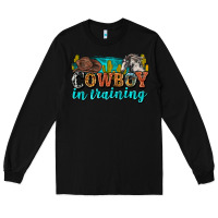 Black cowboy in training Long Sleeve Tee - Zillion Design Studio