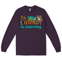 Plum cowboy in training Long Sleeve Tee - Zillion Design Studio