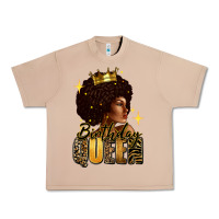 Burro Birthday queen afro girl Urban Heavy Tee - RanaPortraitStore