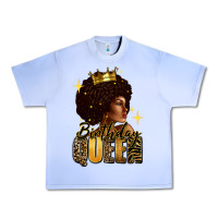 Grape Ice Birthday queen afro girl Urban Heavy Tee - RanaPortraitStore