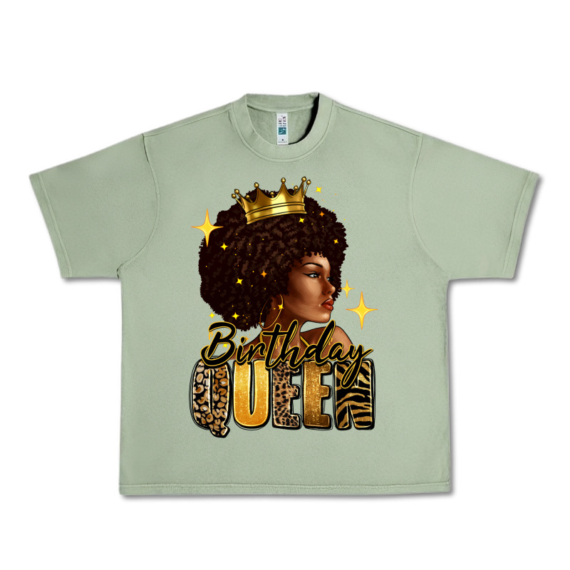 Birthday Queen Afro Girl Urban Heavy Tee by RanaPortraitStore | Teevron