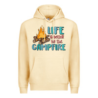 Pina Colada life is better by the campfire Premium Hoodie - MaliasSmallBusiness