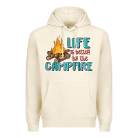 Tofu life is better by the campfire Premium Hoodie - MaliasSmallBusiness