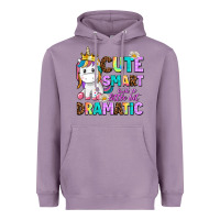 Lavender cute smart and a little bit dramatic unicorn Heavyweight Hoodie - AdoDesignShop