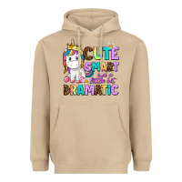 Mushroom cute smart and a little bit dramatic unicorn Heavyweight Hoodie - AdoDesignShop