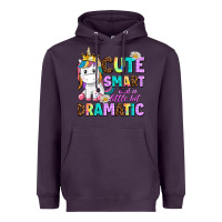 Plum cute smart and a little bit dramatic unicorn Heavyweight Hoodie - AdoDesignShop