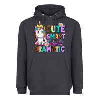 Smoke cute smart and a little bit dramatic unicorn Heavyweight Hoodie - AdoDesignShop
