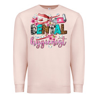 Pale Pink dental hygienist Premium Sweatshirt - AdoDesignShop