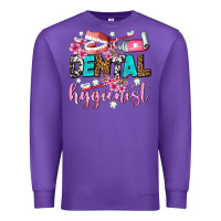 Purple dental hygienist Premium Sweatshirt - AdoDesignShop