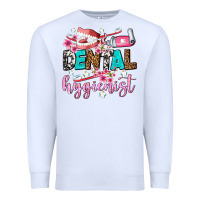 White dental hygienist Premium Sweatshirt - AdoDesignShop