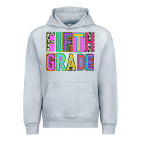 Heather Grey fifth grade Urban Hoodie - NancyCooperArtShop