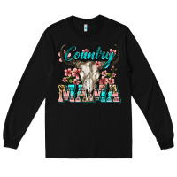 Black country mama Long Sleeve Tee - Zillion Design Studio