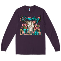 Plum country mama Long Sleeve Tee - Zillion Design Studio