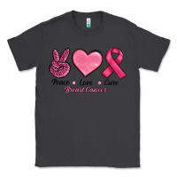 Smoke breast cancer peace love cure Classic Tee - RanaPortraitStore