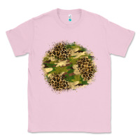 Bubblegum Pink camouflage and leopard patch  2 Classic Tee - BundleAndBundleShop