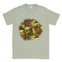 Matcha camouflage and leopard patch  2 Classic Tee - BundleAndBundleShop