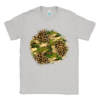 Moon Dust camouflage and leopard patch  2 Classic Tee - BundleAndBundleShop
