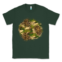 Sports Green camouflage and leopard patch  2 Classic Tee - BundleAndBundleShop