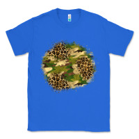 True Royal camouflage and leopard patch  2 Classic Tee - BundleAndBundleShop