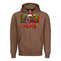 Chestnut Christmas popi claus Zipper Hoodie - FaDigitalArtStudio