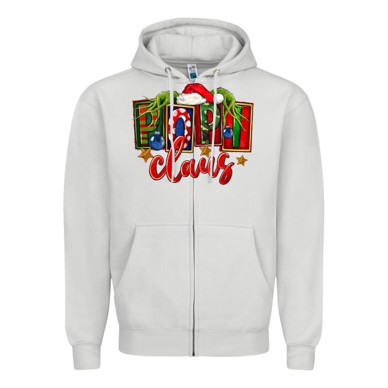 Christmas Popi Claus Zipper Hoodie by FaDigitalArtStudio | Teevron