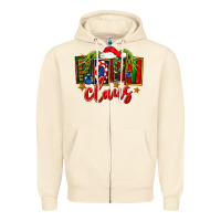 Sandshell Christmas popi claus Zipper Hoodie - FaDigitalArtStudio